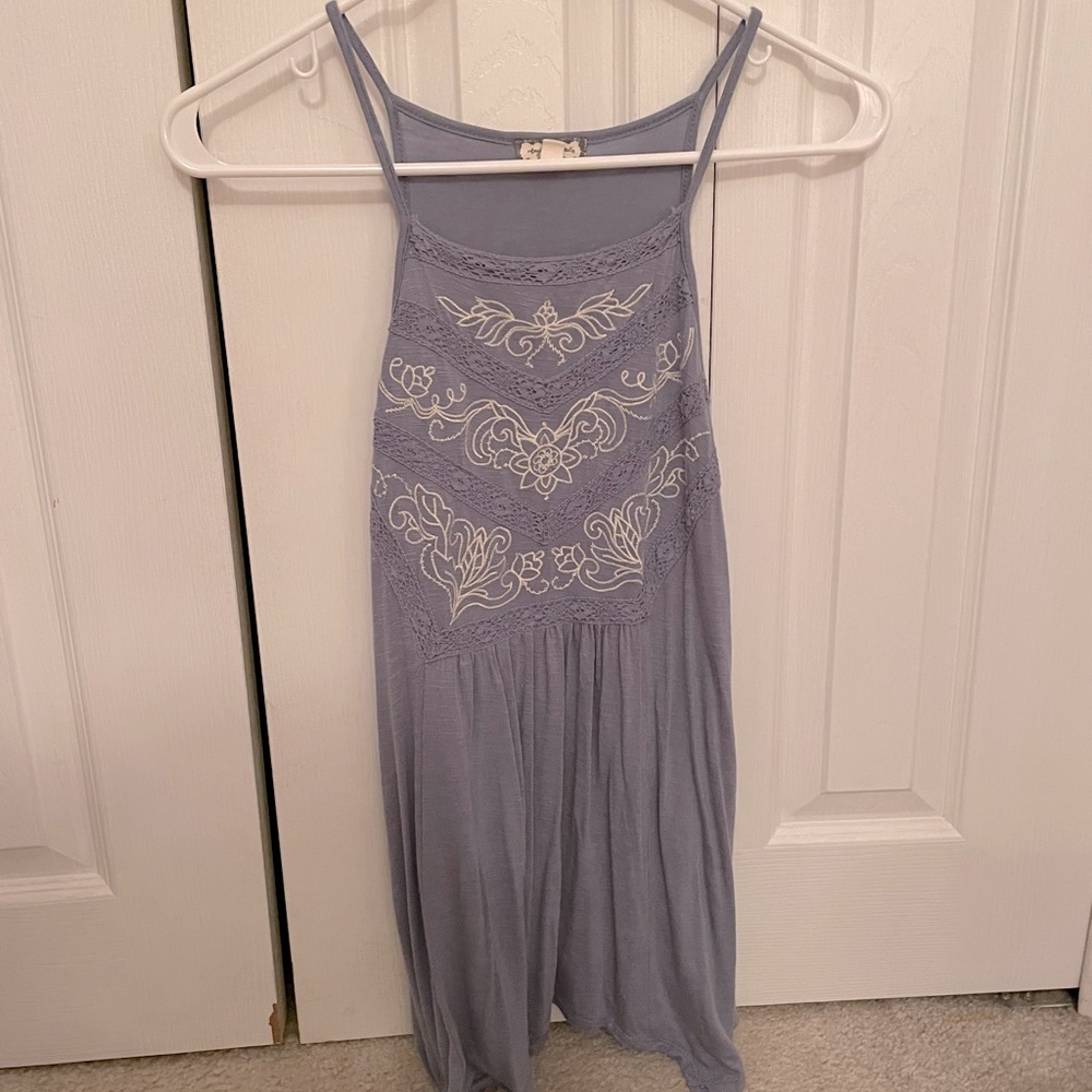 High-neck blouse